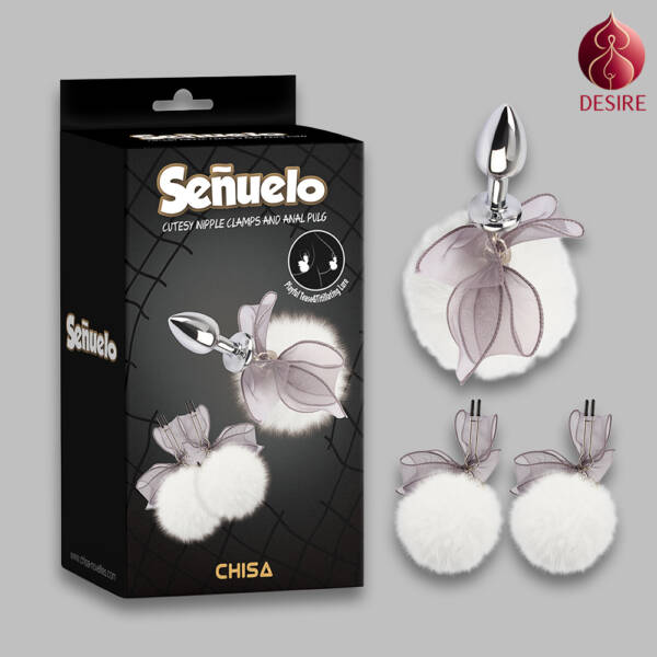Bộ kẹp đầu ti và nút hậu môn Señuelo Cutesy