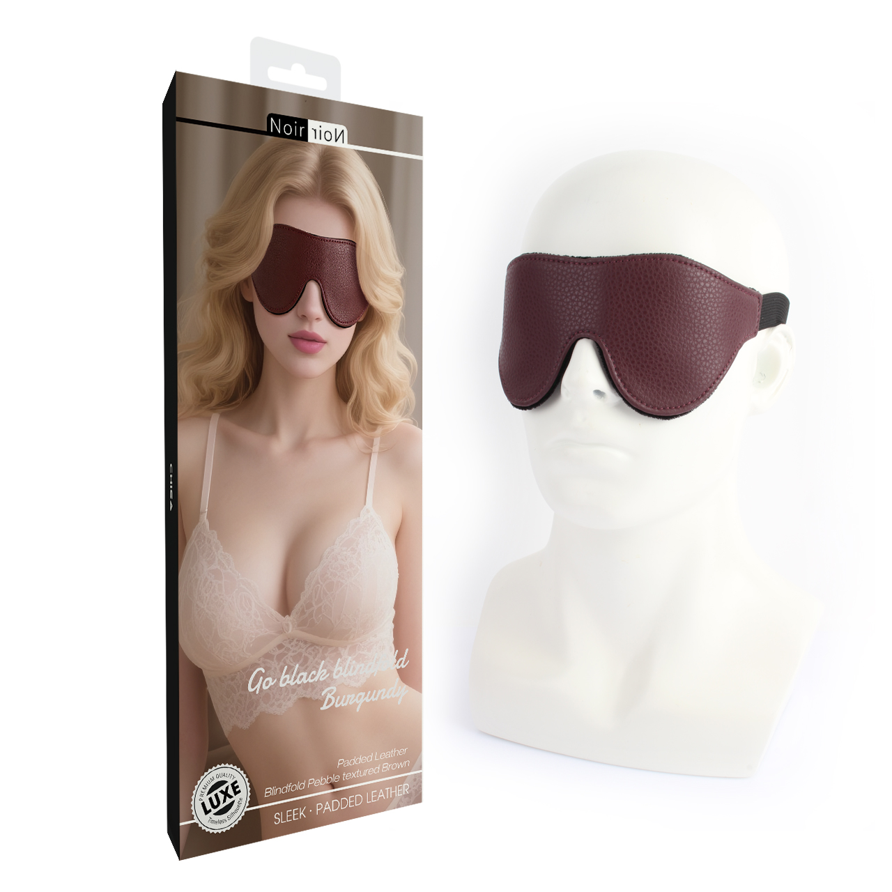 Noir Rion Go Black Blindfold