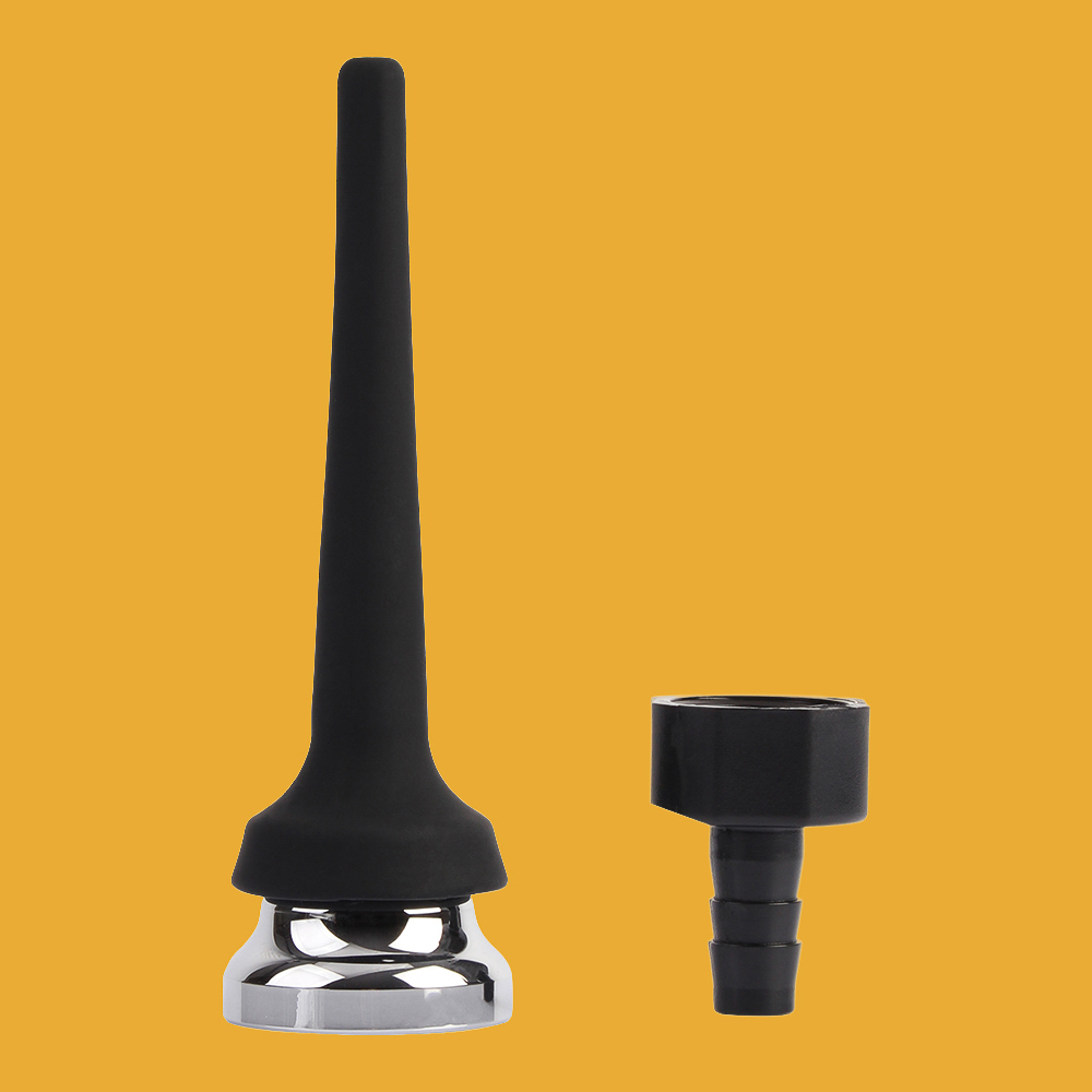 Black Mont Tapered Silicone Enema Attachment - Image 2
