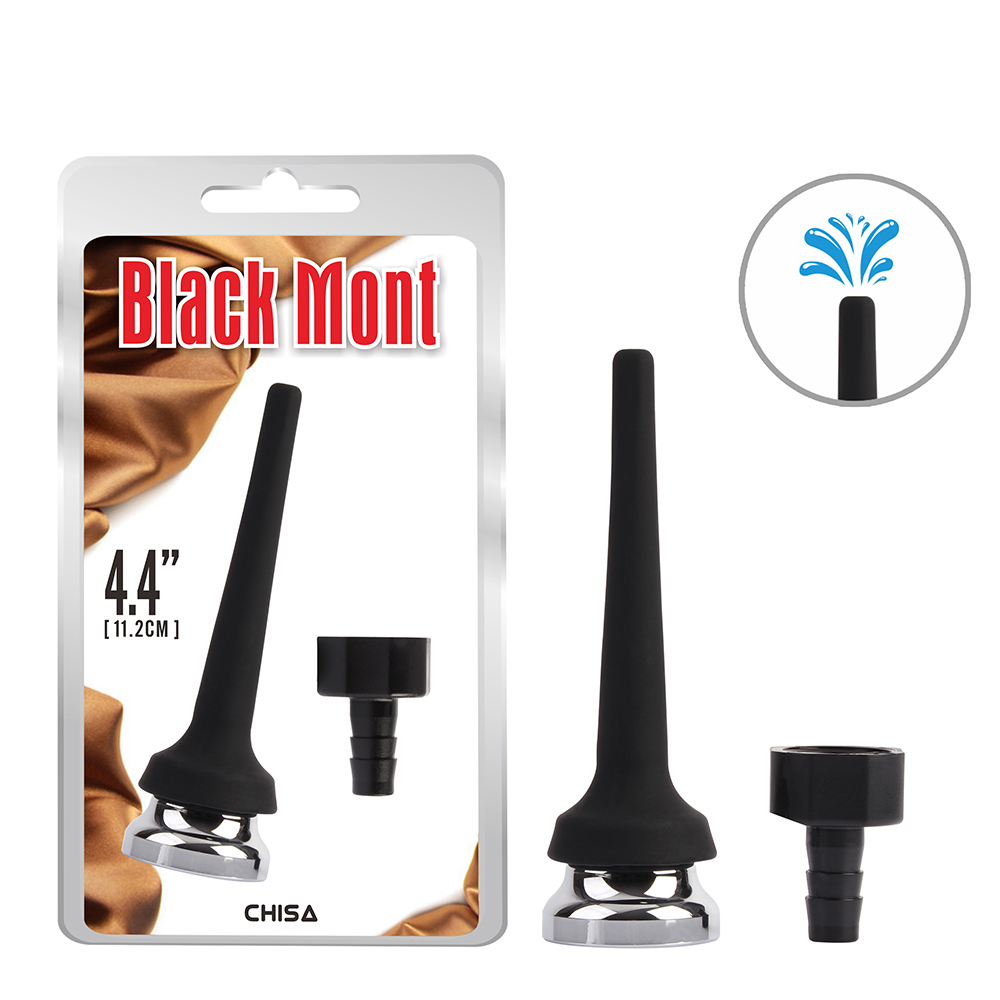 Black Mont Tapered Silicone Enema Attachment - Image 3