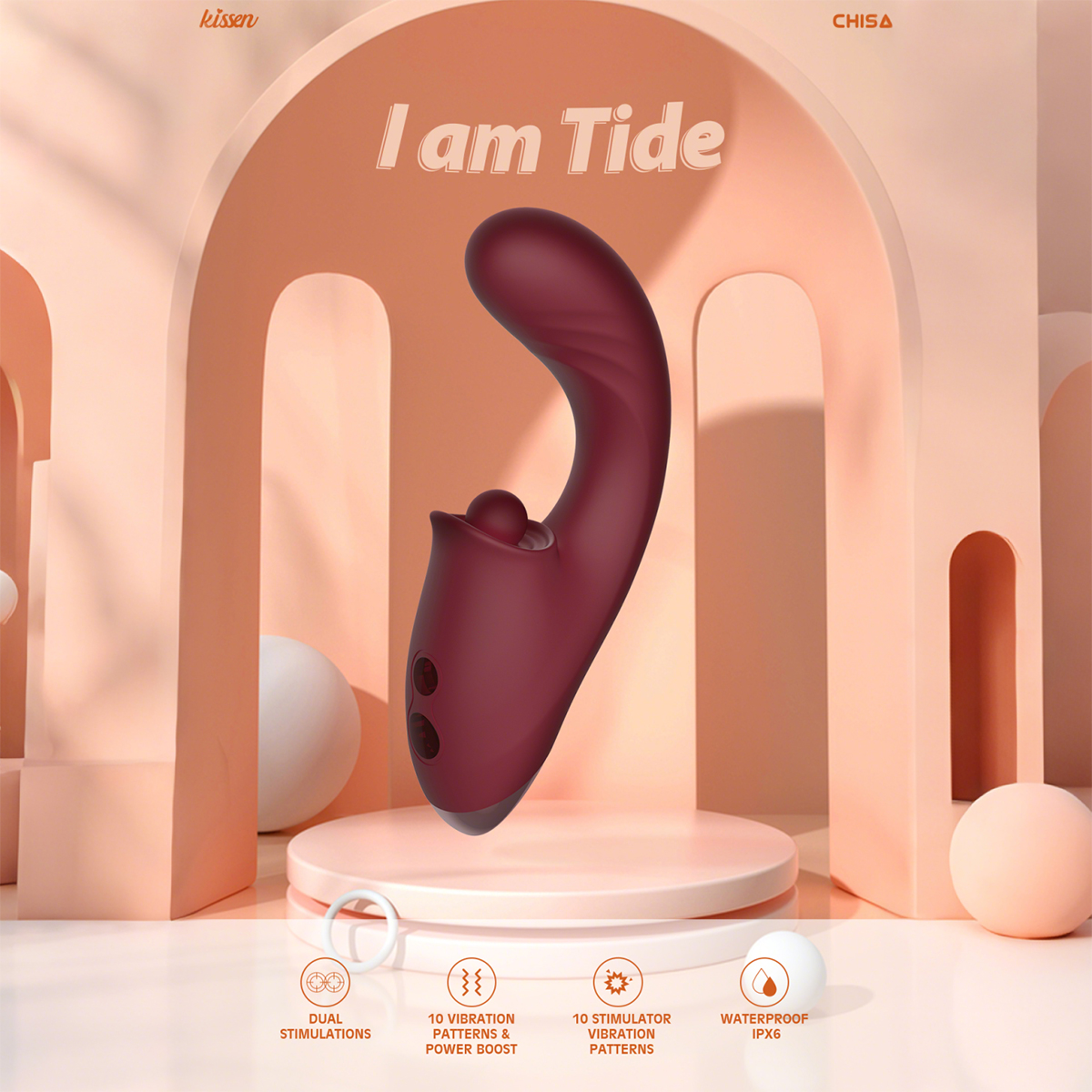 Kissen G-Spot and Clitoral Stimulator - Tide - Image 15