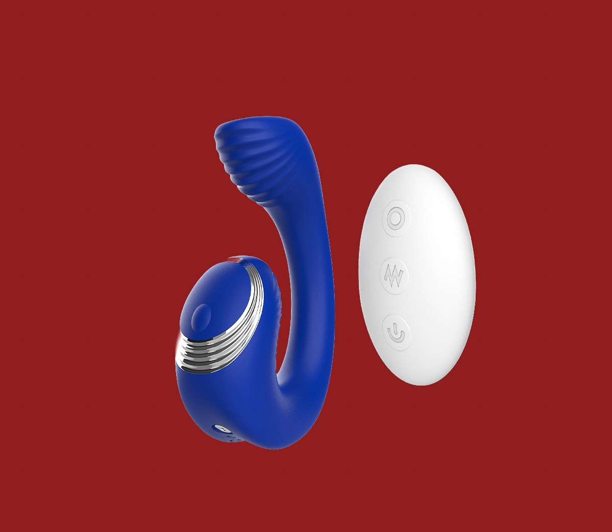 Lust Ripple Remote Controlled Vibrator - Meteor - Image 2
