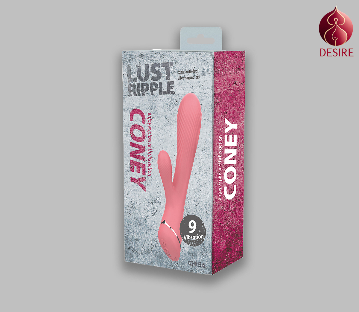 Lust Ripple Vibrator - Coney