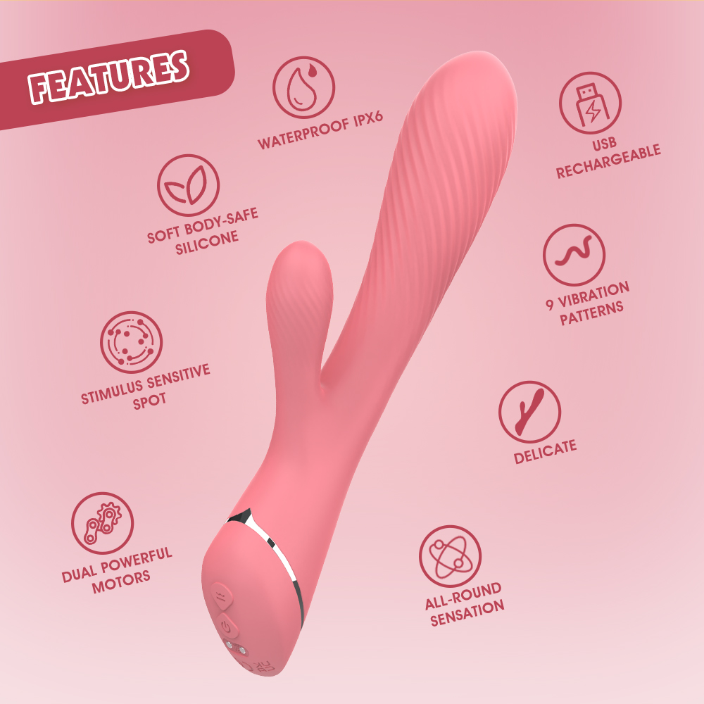 Lust Ripple Vibrator - Coney - Image 3