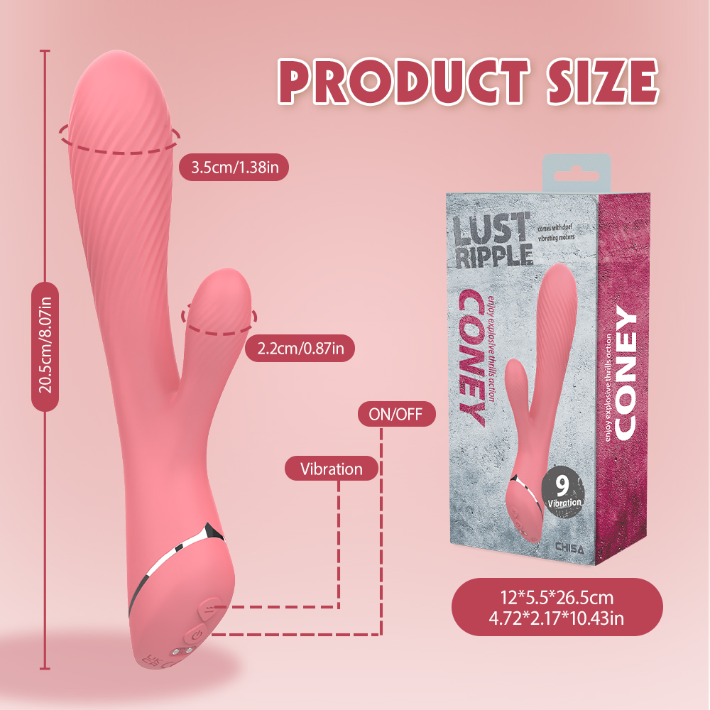 Lust Ripple Vibrator - Coney - Image 6