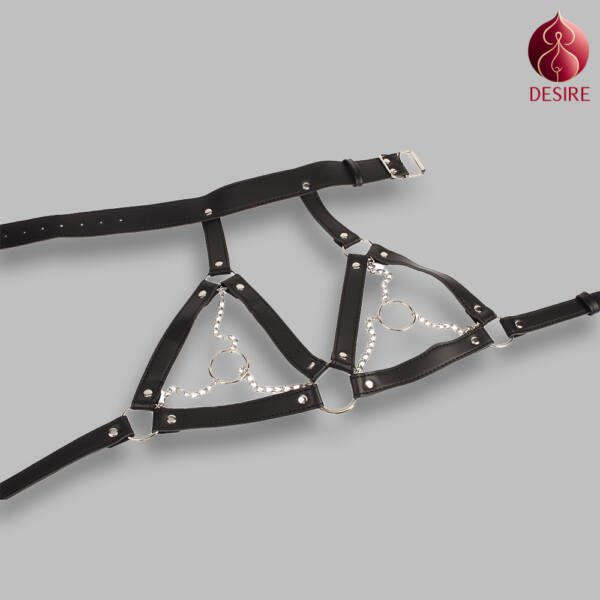 BEHAVE! Breast Harness with O-Ring Chains