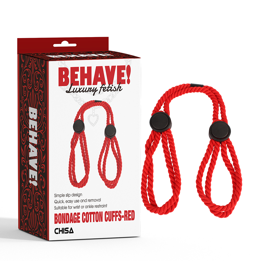BEHAVE! Bondage Cotton Cuffs - Image 5