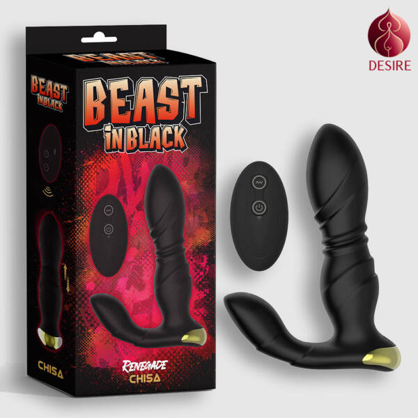 Beast in Black Renegade Remote Controlled Prostate Massager