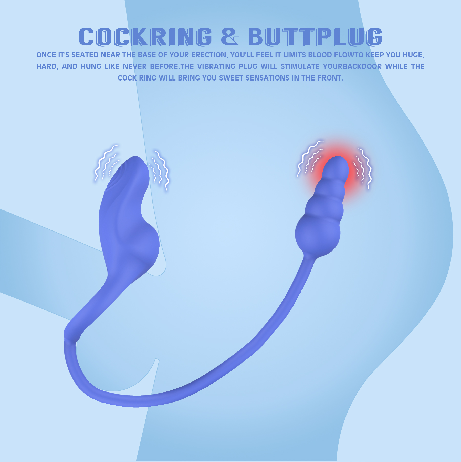 Kissen Máy rung điều khiển từ xa hai đầu - Dally - Ảnh 4