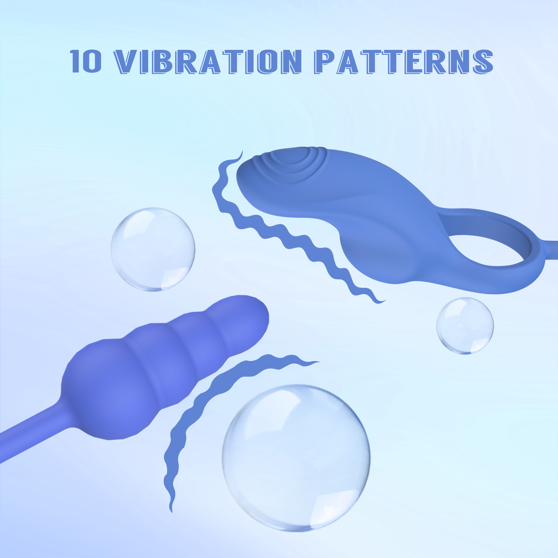 Kissen Máy rung điều khiển từ xa hai đầu - Dally - Ảnh 5