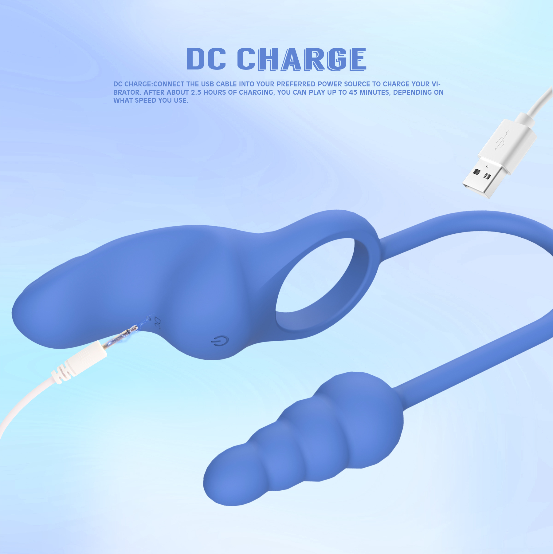 Kissen Máy rung điều khiển từ xa hai đầu - Dally - Ảnh 7