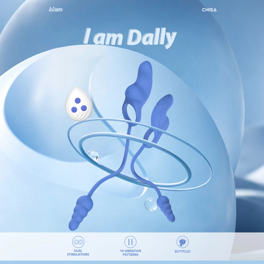 Kissen Máy rung điều khiển từ xa hai đầu - Dally - Ảnh 11