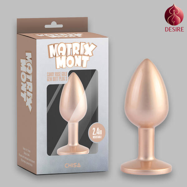 Matrix Mont Candy Rose Gold Gem Butt Plug