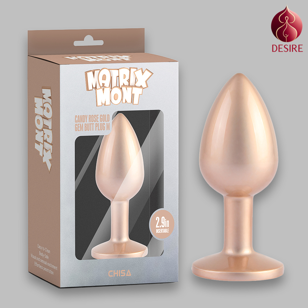 Matrix Mont Candy Rose Gold Gem Butt Plug - Image 5