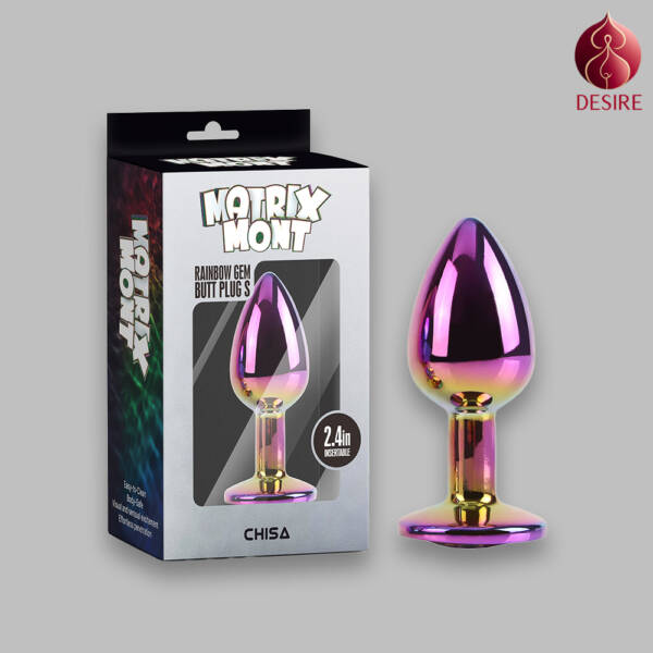 Matrix Mont Rainbow Gem Butt Plug